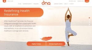 O'NA HealthCare™ website homepage