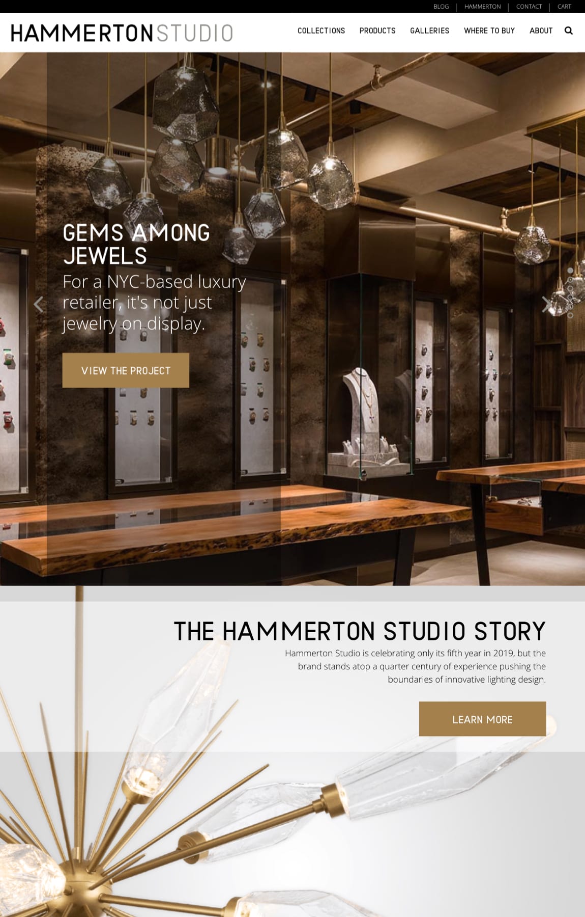 Hammerton Website Screenshot