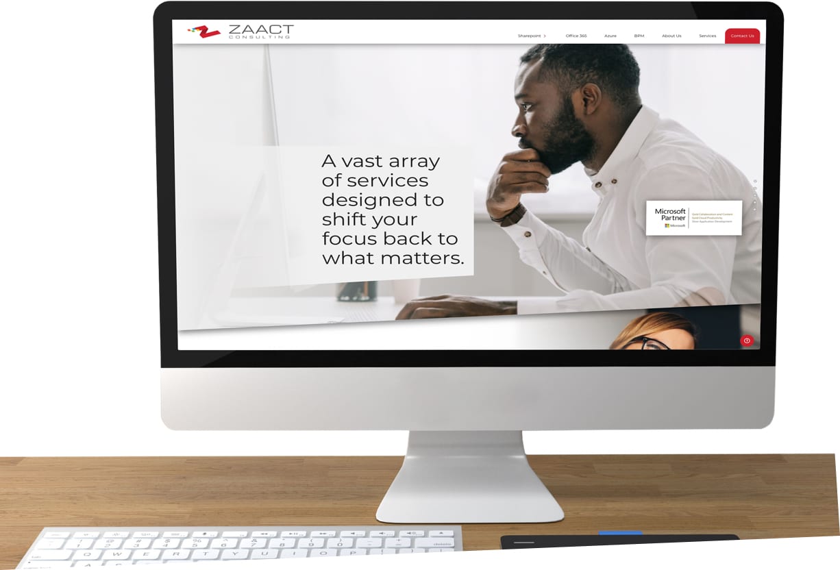 Zaact Desktop Website