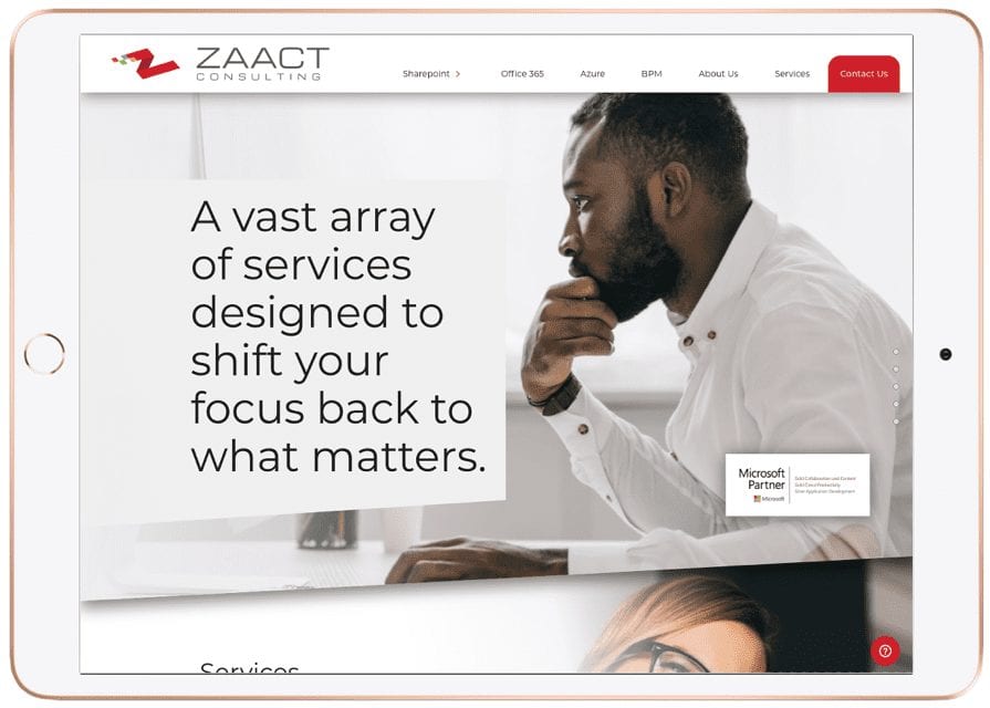 Zaact tablet website