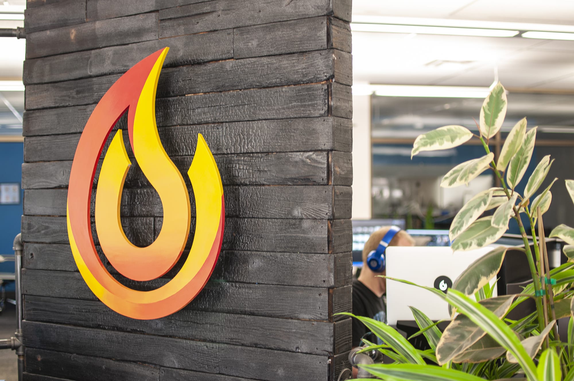 A view of the office at Firetoss, an advertising agency in Utah that focuses on internet marketing in Utah.