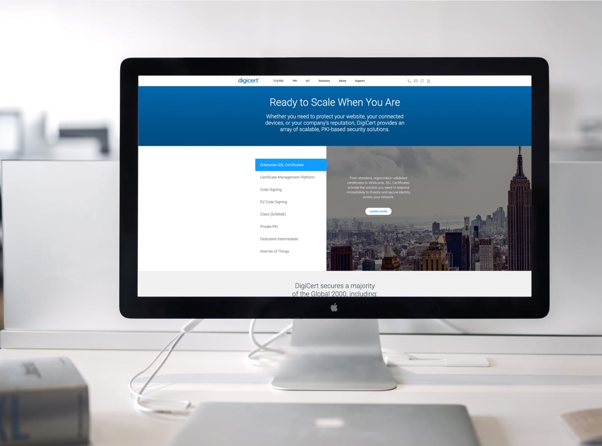 Digicert Desktop Website