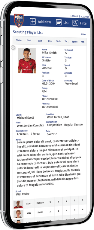 RSL Mobile Website