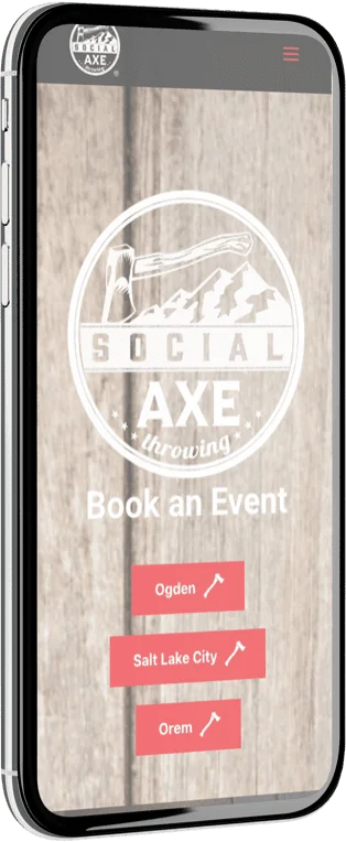 Social Axe Mobile Website