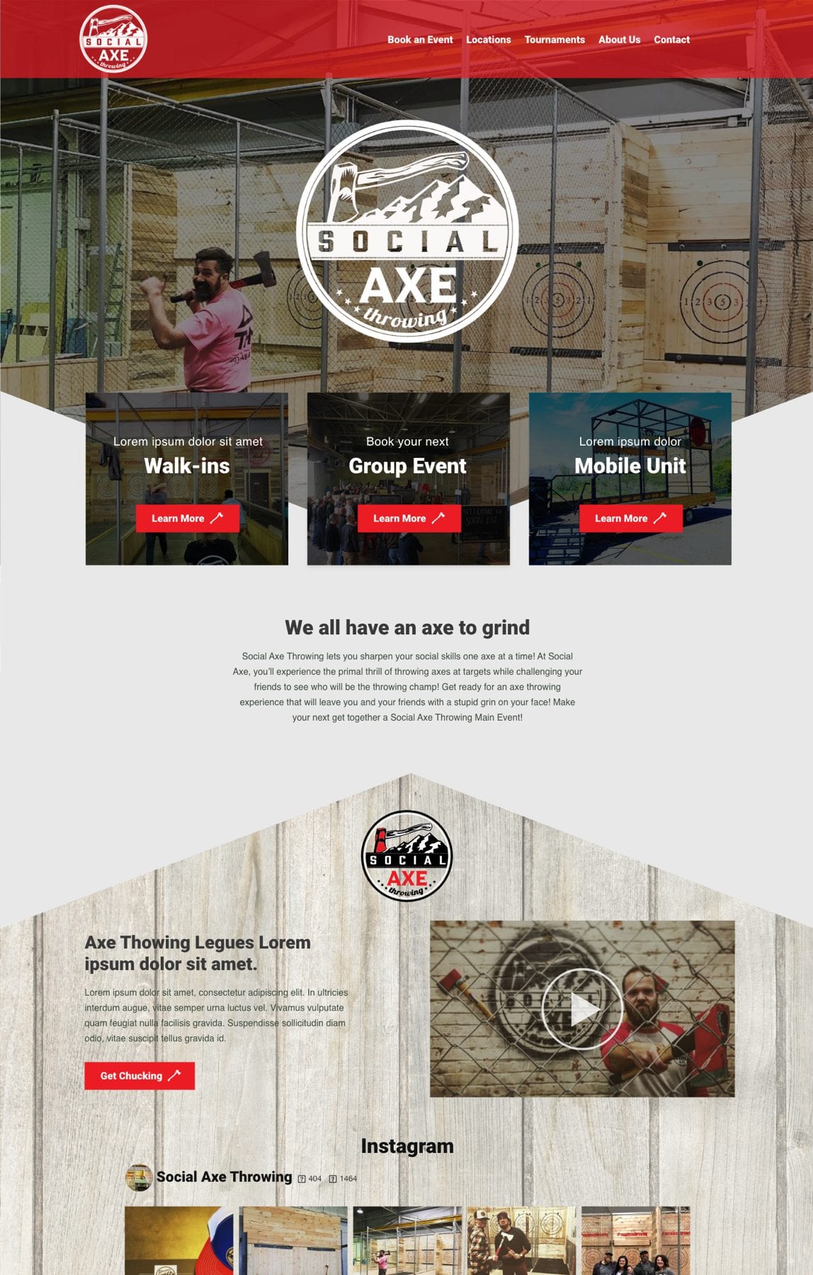 Social Axe Website